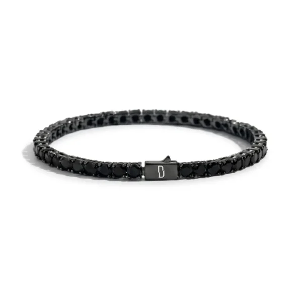ALL BLACK TENNIS BRACELET (CLASSIC EDITION) – Xoran The Dark 1