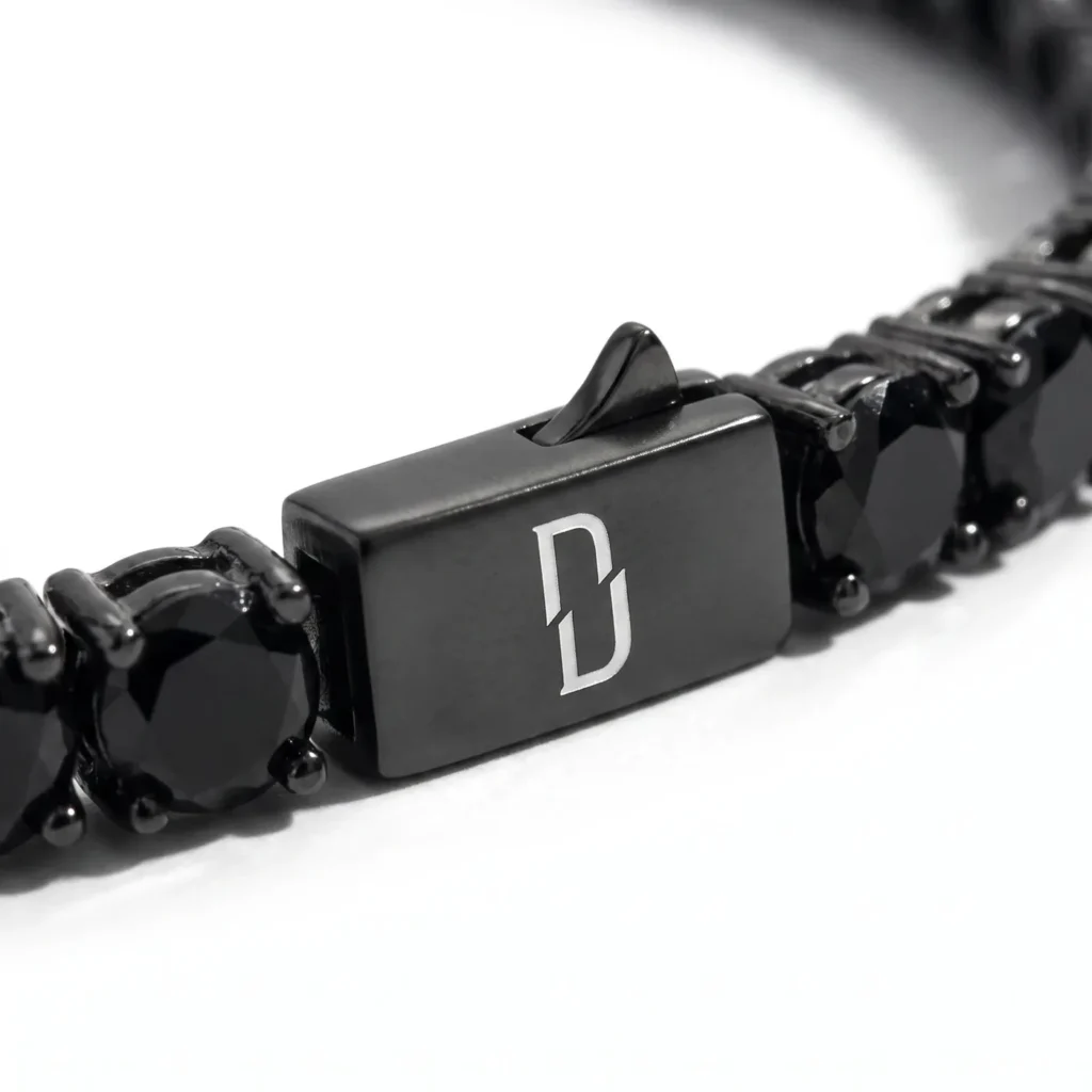 ALL BLACK TENNIS BRACELET (CLASSIC EDITION) – Xoran The Dark 2
