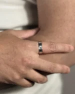 Amethyst Blade Ring – LOVII Rings photo 1
