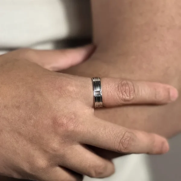 Amethyst Blade Ring – LOVII Rings photo 1
