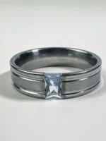 Amethyst Blade Ring – LOVII Rings photo 2