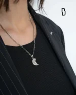 CHRISTOPHER HALF MOON PENDANT (SILVER) – Xoran The Dark 3