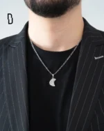 CHRISTOPHER HALF MOON PENDANT (SILVER) – Xoran The Dark 5