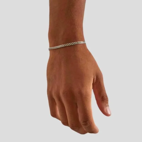 Cuban Bracelet [Flat] 3mm — Tiara 1