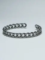 Cuban Cuff · 6MM (Silver) – LOVII Bracelets photo 1