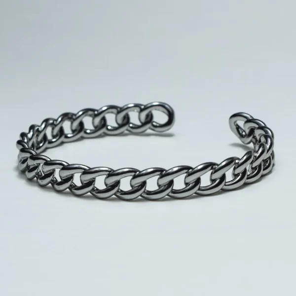 Cuban Cuff · 6MM (Silver) – LOVII Bracelets photo 1