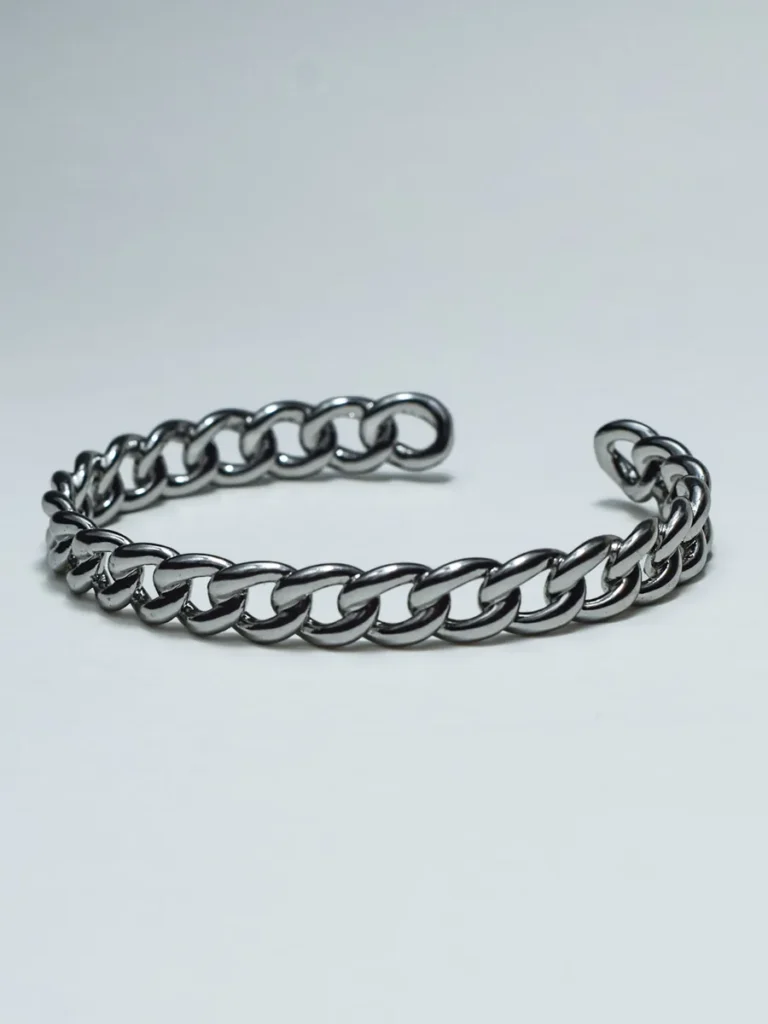 Cuban Cuff · 6MM (Silver) – LOVII Bracelets photo 1