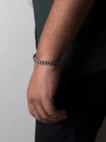 Cuban Cuff · 6MM (Silver) – LOVII Bracelets photo 2