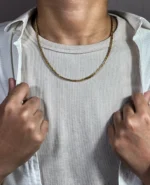 Double Link Chain · 3MM (Gold) – LOVII Chains photo 2
