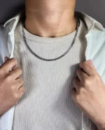 Double Link Chain · (Silver) – LOVII Chains photo 2