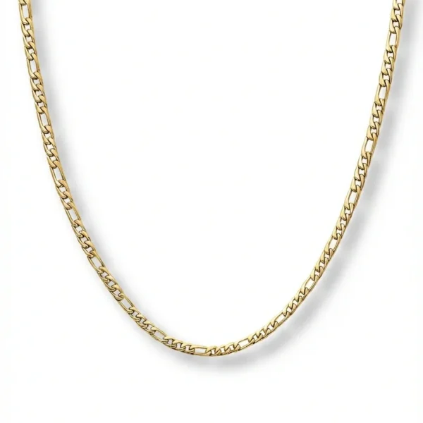FIGARO CHAIN 3MM (GOLD) – Xoran The Dark 1