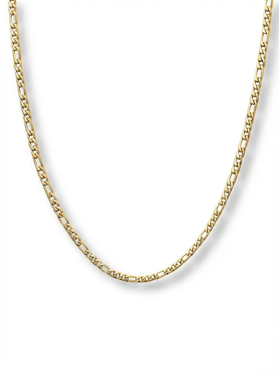figaro-chain-3mm-gold-01 FIGARO CHAIN 3MM (GOLD) – Xoran The Dark 1