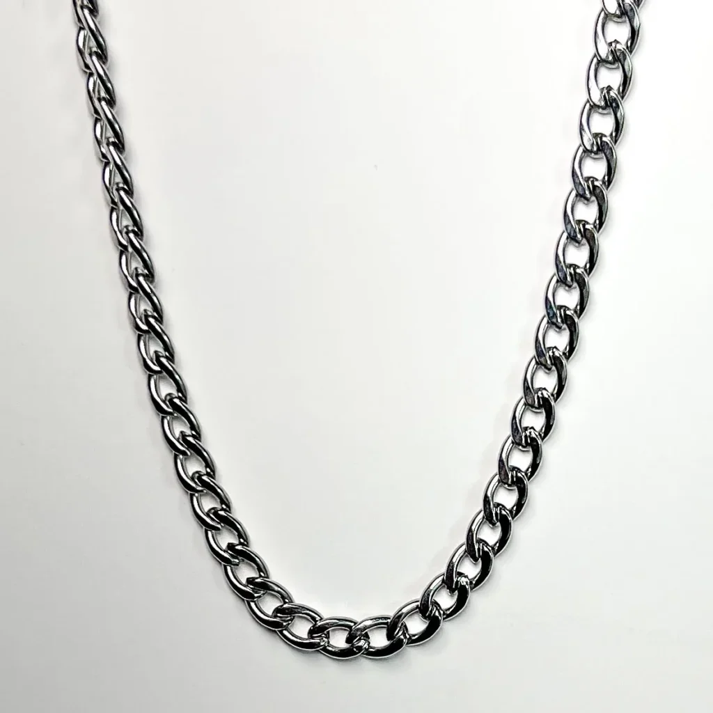 Flat Cuban Chain · 5MM – LOVII Chains photo 1