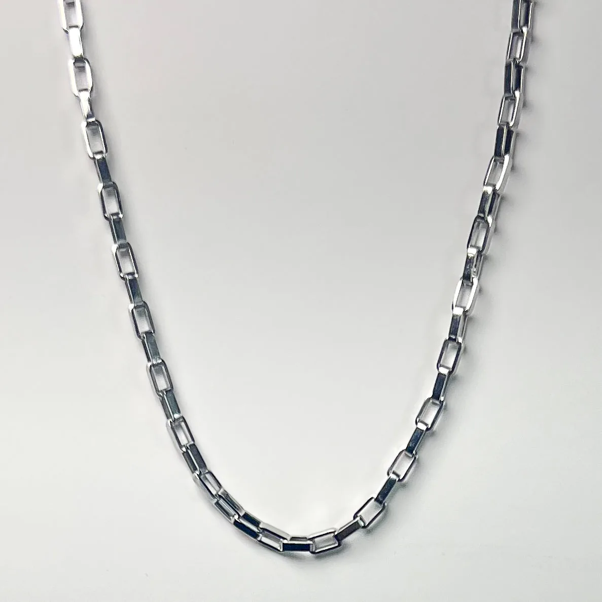 ironclad-link-chain-01 Royce Chain · (Silver) – LOVII Chains photo 1