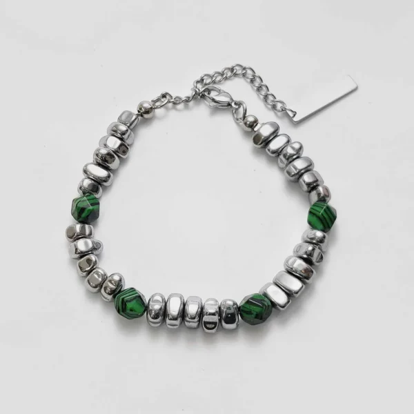 Jade Steel Bead — Tiara 1