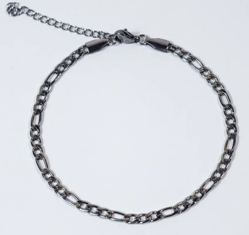 Micro Figaro Bracelet · 3MM (Silver) – LOVII Bracelets photo 1