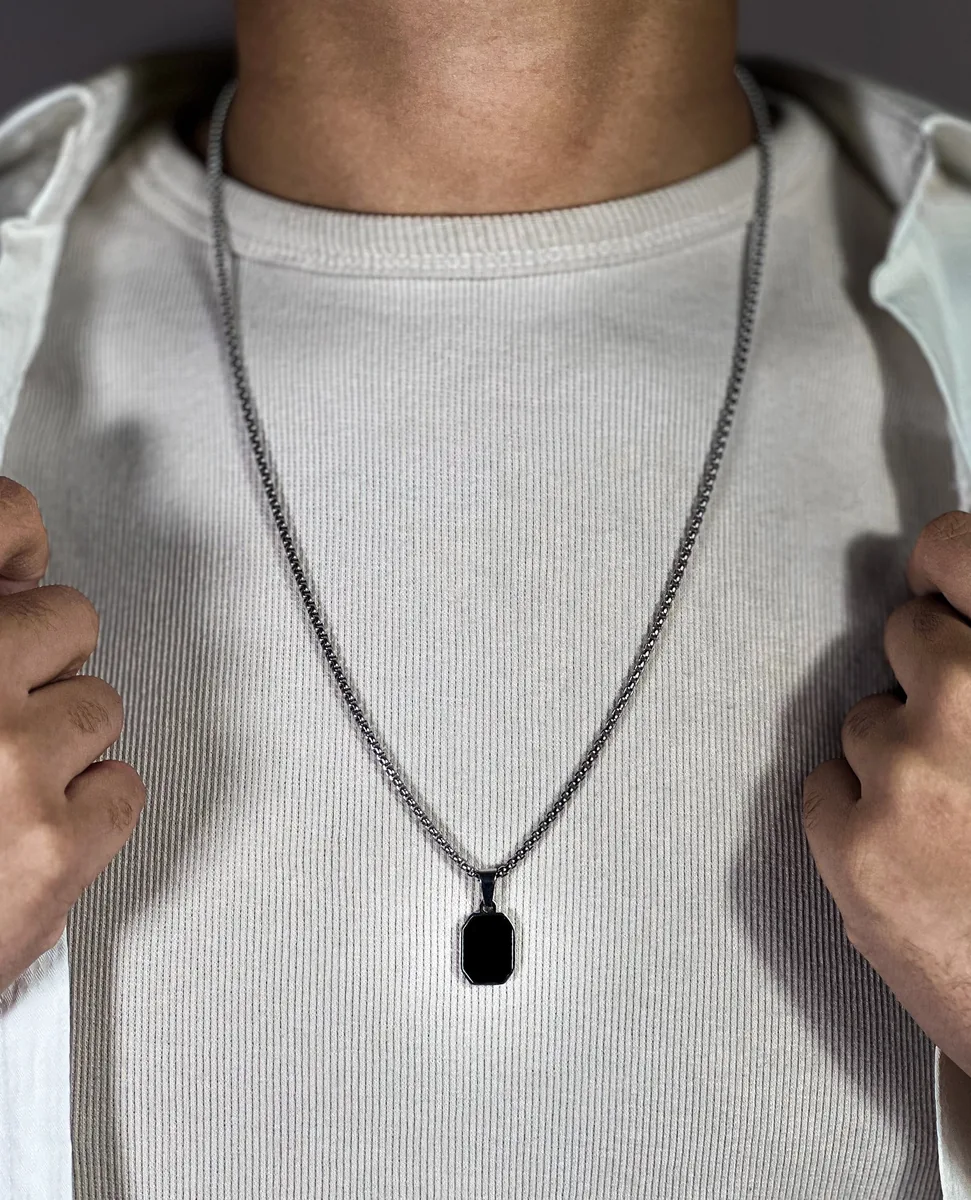 obsidian-mark-01 Onyx Pendant – LOVII Pendants photo 1