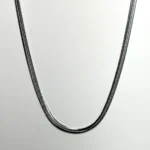 Flat Snake Chain · 3MM (Silver) – LOVII Chains photo 1