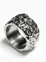 Ornate Ring (Silver) – LOVII Rings photo 2