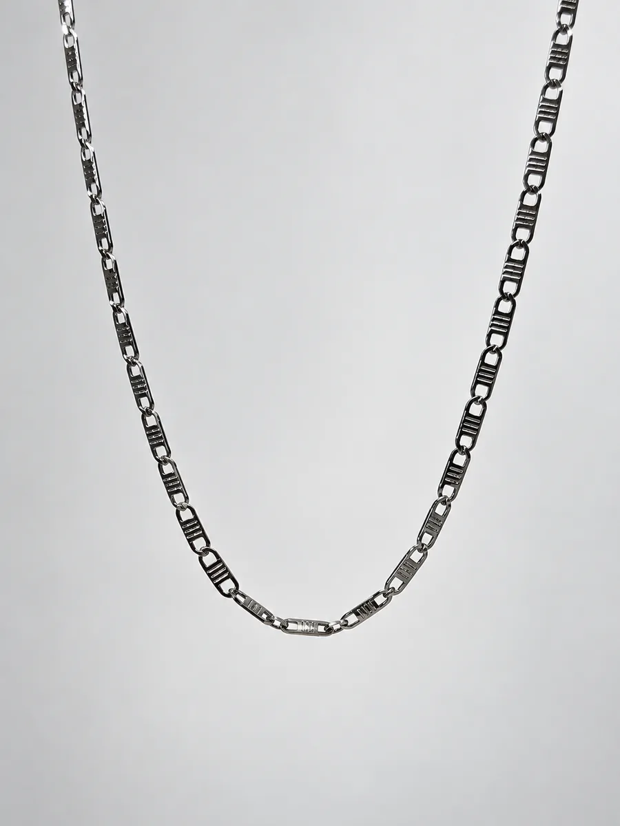 rail-link-chain-3mm-silver-01 Rail Link Chain · 3MM (Silver) – LOVII Chains photo 1