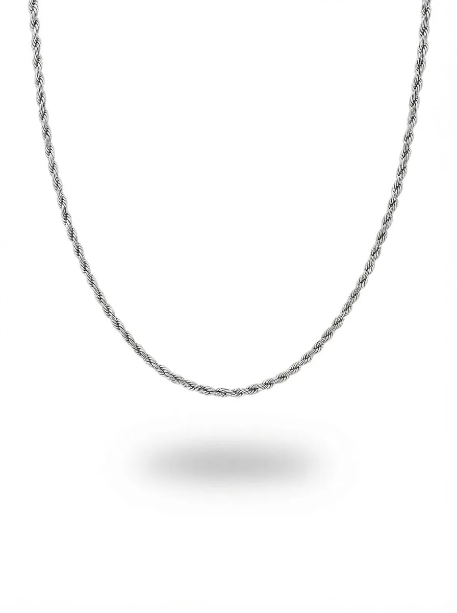 rope-chain-3mm-silver-01 ROPE CHAIN 3MM (SILVER) – Xoran The Dark 1