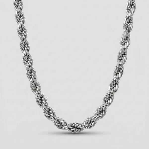 Rope Chain 4mm [Silver] — Tiara 1