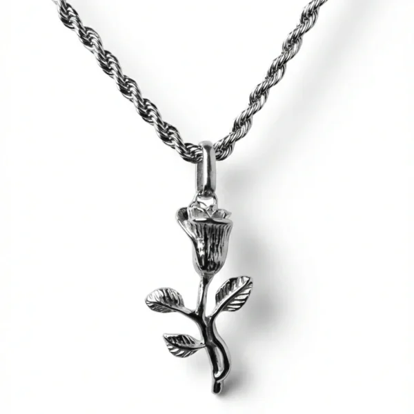 ROSE PENDANT (SILVER) – Xoran The Dark 1