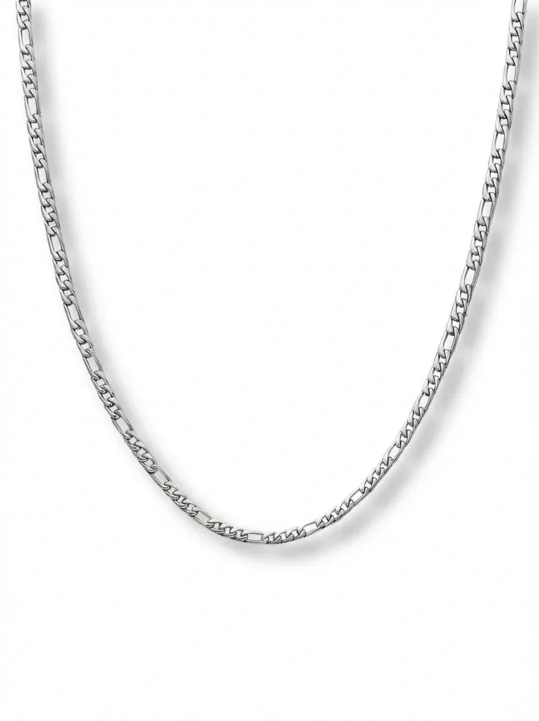 FIGARO CHAIN 3MM (SILVER) – Xoran The Dark 1