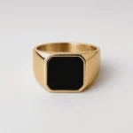 Square Agate Ring [Golden] — Tiara 2