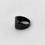 Square Agate Ring [Black] — Tiara 2