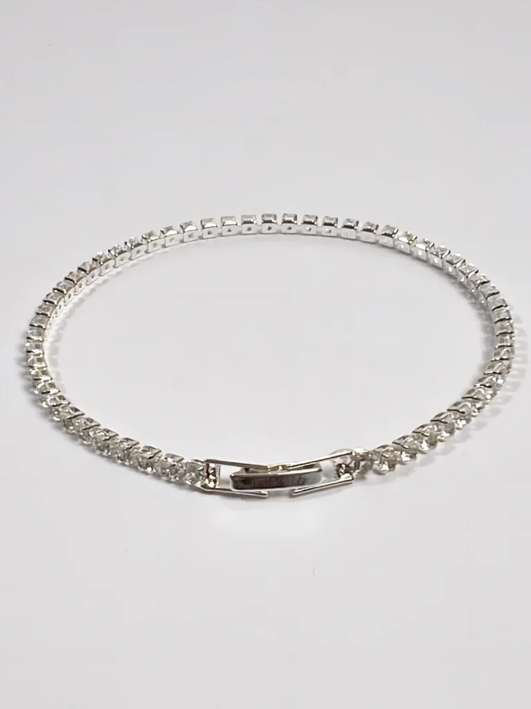 Tennis Bracelet · 2MM (Silver) – LOVII Bracelets photo 1