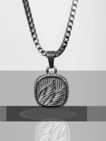 Wing Crest Pendant (Silver) – LOVII Pendants photo 1