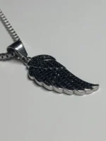 Wing Pendant (Black) – LOVII Pendants photo 2